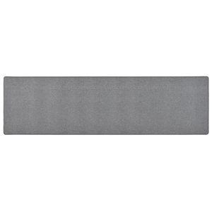 VidaXL Tapijtloper 50x200 cm donkergrijs