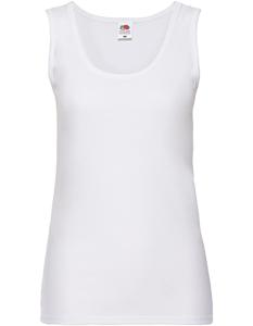Fruit Of The Loom F262 Ladies´ Valueweight Vest - White - XS