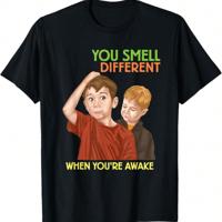 Men's Baseball Home Plate Drip Graphic T-Shirt | 100% Cotton Black You Smell Different / L