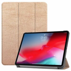 3-Vouw sleepcover hoes - iPad Pro 11 inch (2018-2019) - goud