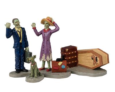 Going Our Way 12x5x20 cm 4st Halloween - Lemax