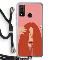 Woke up like this: Huawei P Smart (2020) Transparant Hoesje met koord