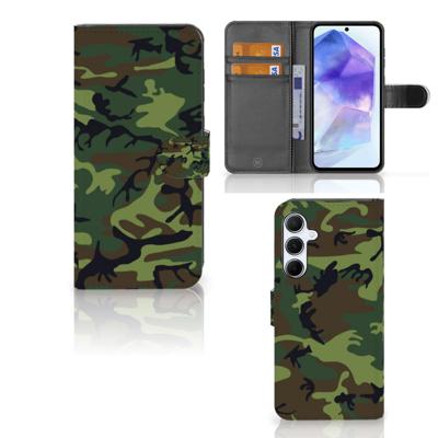 Samsung Galaxy A55 | Telefoon Hoesje | Army Dark