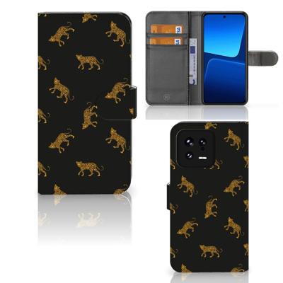 Telefoonhoesje | Met pasjeshouder | voor Xiaomi 13 Leopards