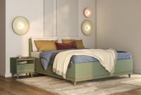 Home365 Houten Bed met Opbergruimte Skagen - Groen