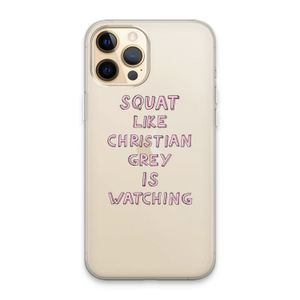 Christian Grey: iPhone 13 Pro Max Transparant Hoesje