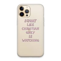 Christian Grey: iPhone 13 Pro Max Transparant Hoesje Christian Grey: iPhone 13 Pro Max Transparant Hoesje