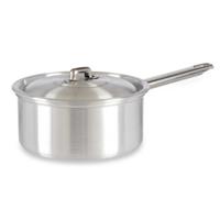 Steelpan/sauspan/juspan - RVS - 30 x 18 x 10 cm - 1.5 liter - aluminium - incl deksel