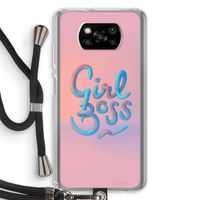 Girl boss: Xiaomi Poco X3 NFC Transparant Hoesje met koord