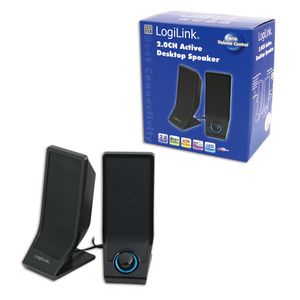 LogiLink SP0027 luidspreker 1-weg Zwart Bedraad 2 W