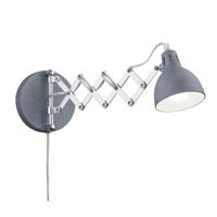 Trio Schaarlamp Scissor betongrijs met chroom R20321078 - thumbnail