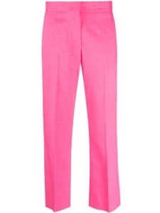 MSGM pantalon court à taille haute - Rose