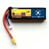 Beez2b Lipo 35c 11,1 volt 2200mah met XT60 stekker - DJI Phantom - thumbnail