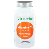 VitOrtho Vitamine D3 1000 IE Softgels