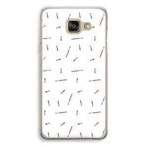 Hipster stripes: Samsung Galaxy A5 (2016) Transparant Hoesje