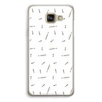 Hipster stripes: Samsung Galaxy A5 (2016) Transparant Hoesje