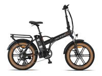 Altec Vectra Fatbike Vouwfiets 20 Inch 42 cm Unisex 8V Schijfrem Matzwart