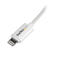 StarTech.com 2 m lange witte Apple 8-polige Lightning-connector-naar-USB-kabel voor iPhone / iPod / iPad - thumbnail