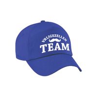 1x Blauw vrijgezellenfeest petje Vrijgezellen Team heren