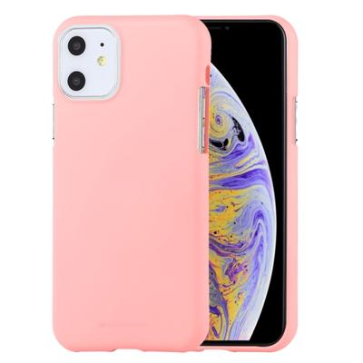 MERCURY GOOSPERY SOFE gevoel TPU schokbestendig en kras Case voor iPhone 11 (roze)