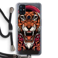 Tiger and Rattlesnakes: OnePlus Nord N10 5G Transparant Hoesje met koord