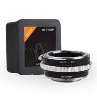 K&F Concept lensadapter Nikon F (G-type) naar Fujifilm X-mount voor compatibiliteit met X-series camera's