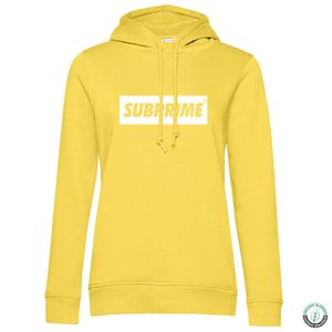 Hoodie Block Geel