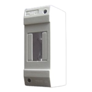 SEP -S2 opbouw 2 module kast met dinrail kleur grijs 130x52x60mm 2 modulen 36mm IP20