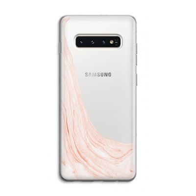 Peach bath: Samsung Galaxy S10 4G Transparant Hoesje