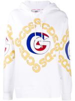 GCDS hoodie à logo imprimé - Blanc