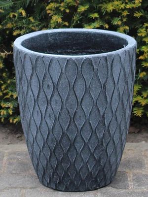 Bloembak fiber cement 40*35 cm. kleur grijs