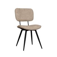 LABEL51 Eetkamerstoel Liva - Clay - Elite - Black Frame
