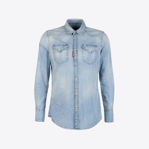 Hemd Blauw Denim