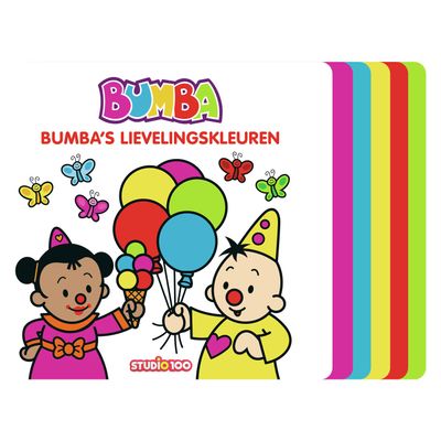 Studio 100 Bumba kartonboek met trapjes - bumba&apos;s lievelingskleuren