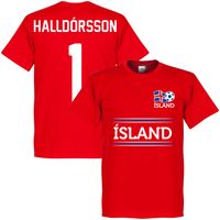 Ijsland Keeper Haldorsson 1 Team T-Shirt