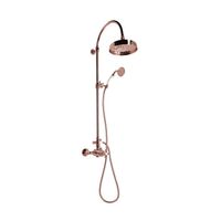 Regendoucheset Opbouw Sapho Antea Compleet Thermostatische Ø 20 cm Rose Goud - thumbnail