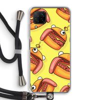 Hamburger: Huawei P40 Lite Transparant Hoesje met koord