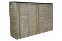 Hoge tuinkast 250x118x206 cm- - Hout- Lutrabox