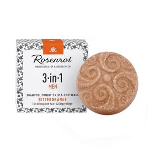 Rosenrot Solid shampoo men 3-in-1 bitter orange (60 gr)