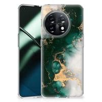 TPU Siliconen Hoesje voor OnePlus 11 Marmer Groen