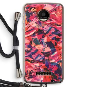 California: Motorola Moto Z Force Transparant Hoesje met koord