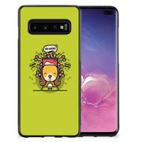 Samsung Galaxy S10+ | Bumper Hoesje | Doggy Biscuit