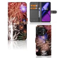 OnePlus 11 | Wallet Case | met Pasjes | Vuurwerk