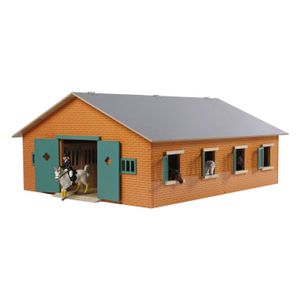 Kids Globe globe paardenstal met 7 boxen, 1:24