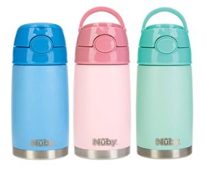 Nuby Thermosbeker 300ml 3+ jaar pastel (1 st)