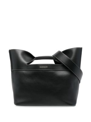 Alexander McQueen sac à main à logo imprimé - Noir