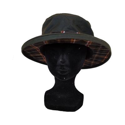 Thelma Wax Hoed Olive / Bruin