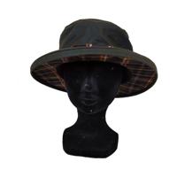 Thelma Wax Hoed Olive / Bruin Thelma Wax Hoed Olive / Bruin