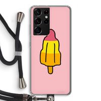 Raketijsje: Samsung Galaxy S21 Ultra Transparant Hoesje met koord