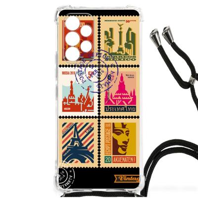 Samsung Galaxy A53 Telefoonhoesje met valbescherming Postzegels Samsung Galaxy A53 Telefoonhoesje met valbescherming Postzegels